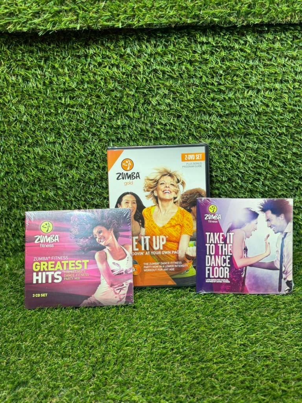 Zumba DVD Set: Live It Up, 2-DVD, Bonus Program Guide, Dance Cardio Fitness
